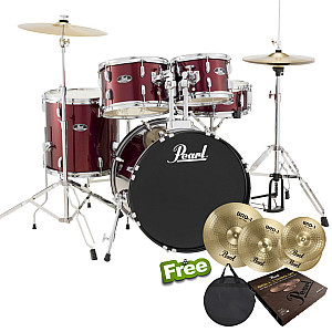 Pearl Roadshow RS525SB/C 5-Piece Drum Set + Cymbals Pearl BRD 1